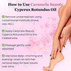 Cyperus Rotundus Oil - Hair Reduction Formula