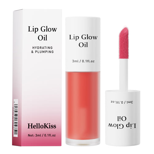 HelloKiss™ Fruit Lip Oil - Natural Moisturizing Glossy Lip Balm