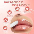 HelloKiss™ Fruit Lip Oil - Natural Moisturizing Glossy Lip Balm